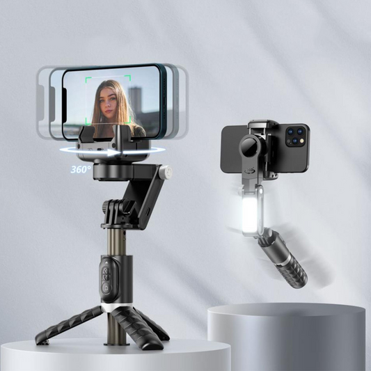 Selfie Stick Tripod with Fill Light Lamp