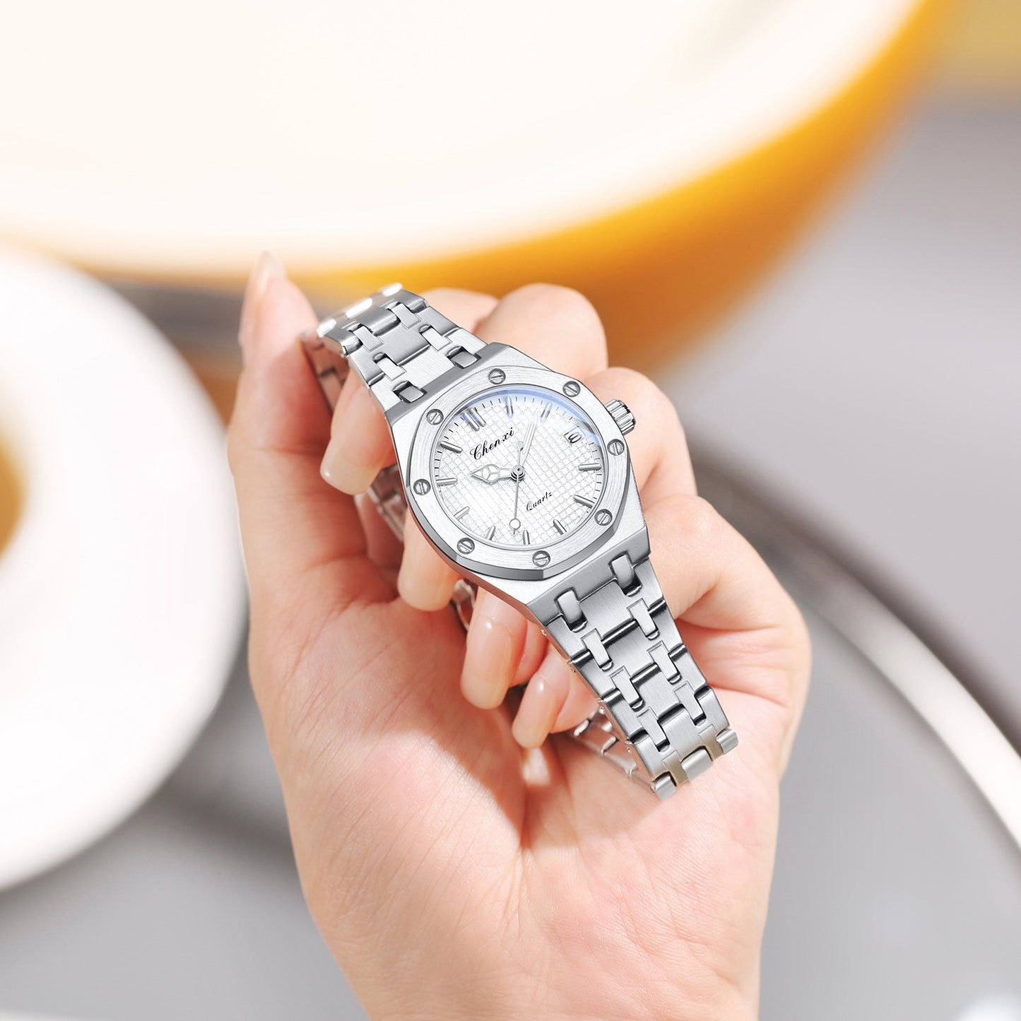 CHENXI Fashion Watch Women Luxury Stainless Steel