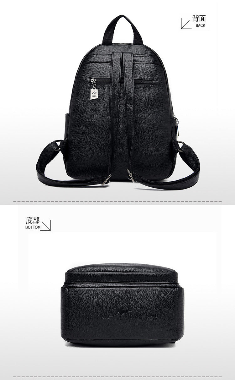 Manmade leather Ladies Backpack